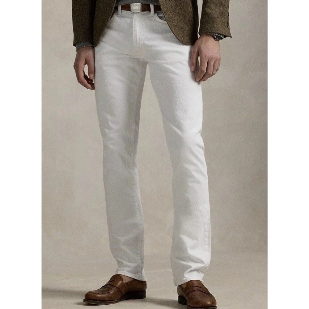 Polo Ralph Lauren Men's Varick Slim Straight Garment-Dyed Jeans Size: 36x32